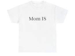 Mom I8 Minimalist Graphic Tee — Scenic Backprint Travel Shirt