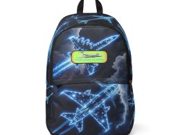 Première classe, Stormy Electric Blue Airplane Backpack