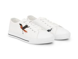 Héron Pantin, Illustration Low Top Sneakers