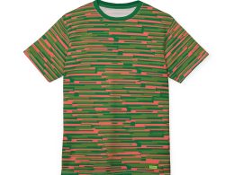 SoDayi, Green and Red Stripe Tee