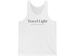 Héron Pantin x Première Classe, "Travel Light" Tank Top - Minimalist Lightweight Travel Shirt