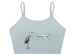 Héron Pantin x Première Classe, Like Art trois Spaghetti Strap Yoga Sports Bra