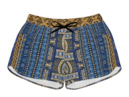 SoDayi, Blue Gold Women's Casual Shorts