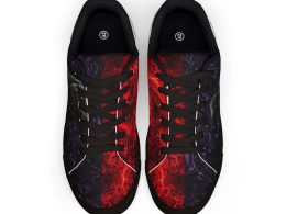 SoDayi, "Black Soil" Low-Top Sneakers