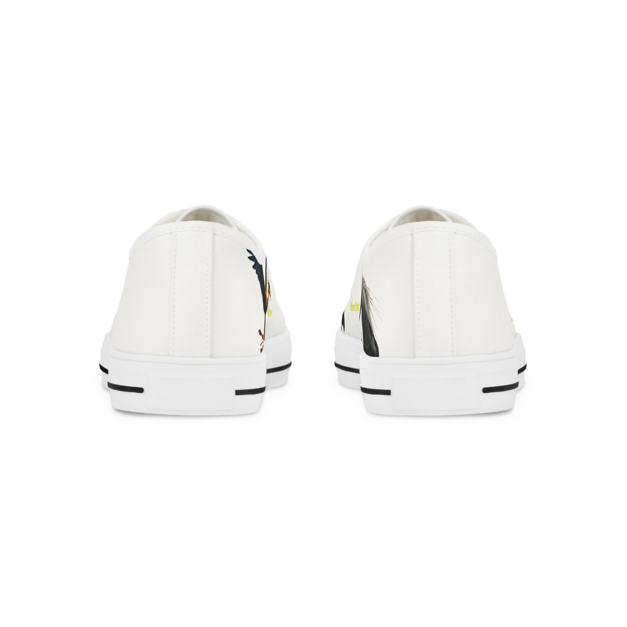Héron Pantin, ( Púrpura Garzón) Men's White Canvas Casual Shoes - Image 3