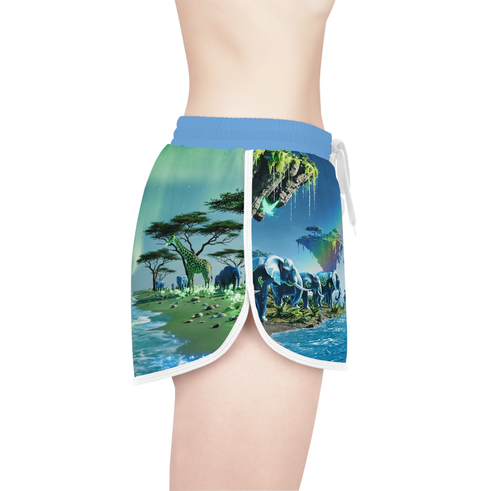 SoDayi, Women's Tropical Safari Relaxed Shorts - Image 5