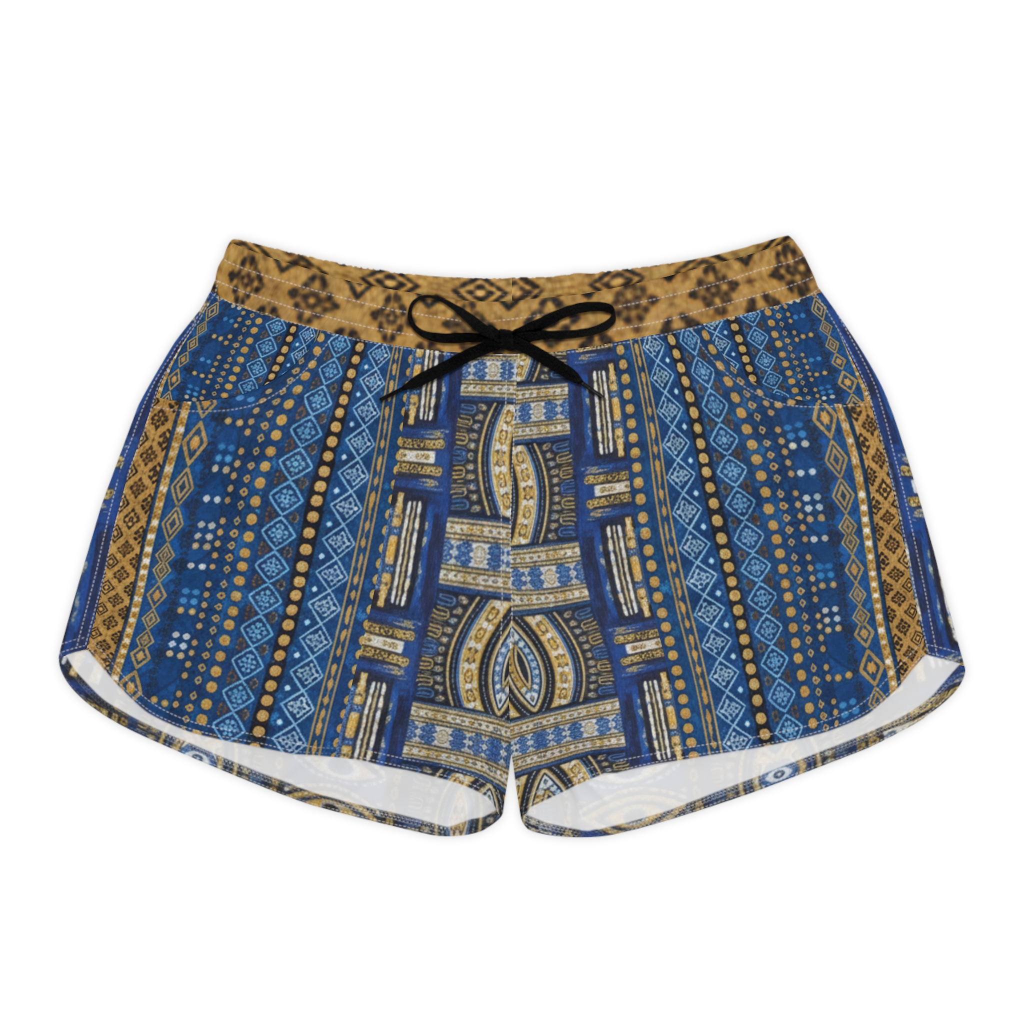SoDayi, Blue Gold Women's Casual Shorts