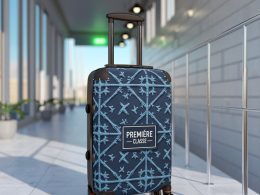 Première Classe, Navy Carry-On Suitcase