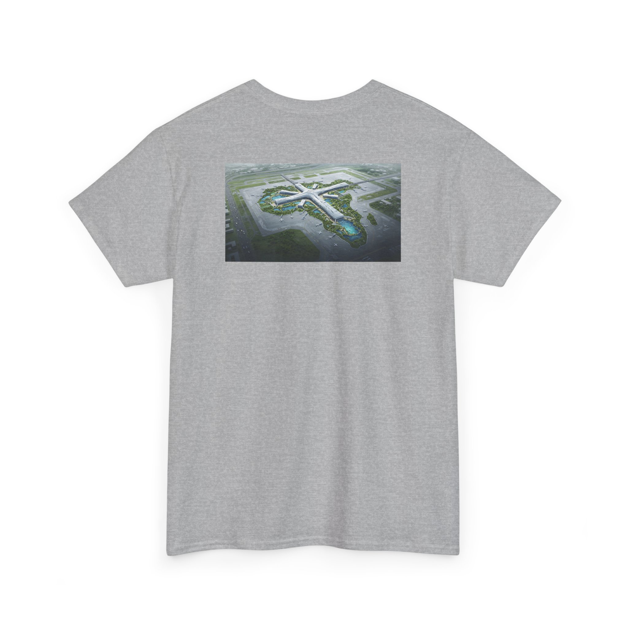 Premiere Classe Tee — Minimal Logo Front & Island Aerial Back Cotton T-Shirt - Image 8