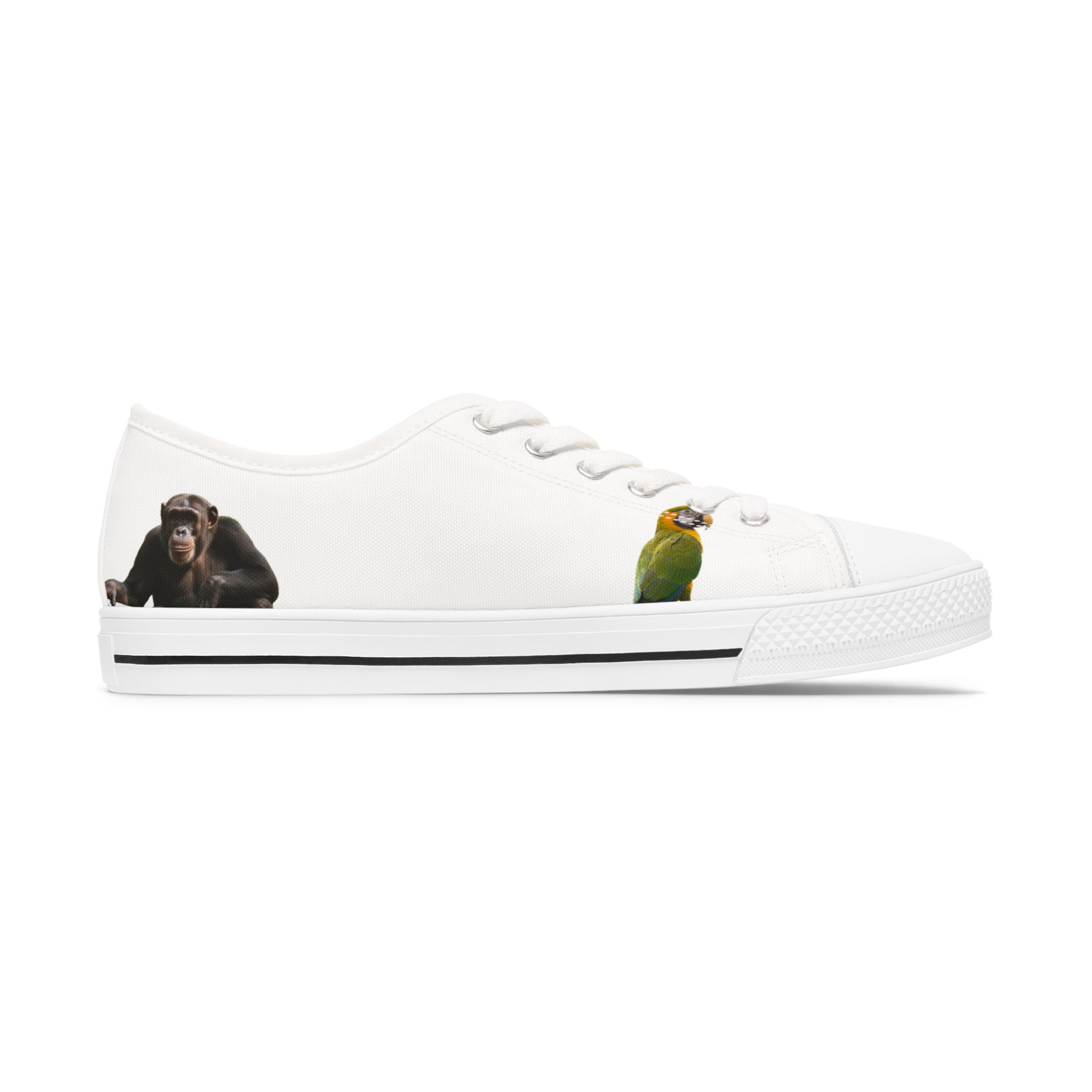 Hilliard, Graphic Women's Low Top Sneakers - Image 3