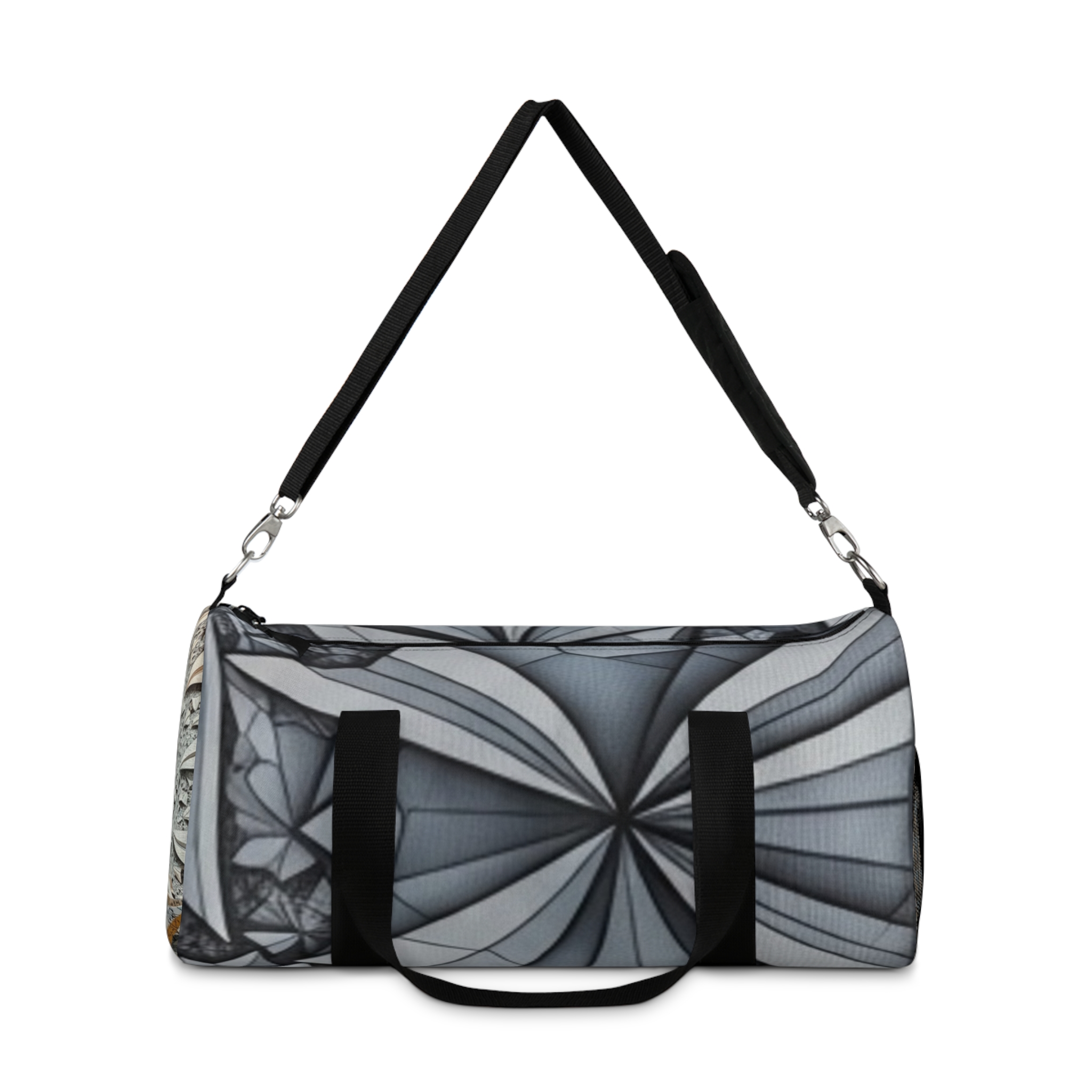 Première Classe, Geometric Monochrome Duffel Bag - Image 3