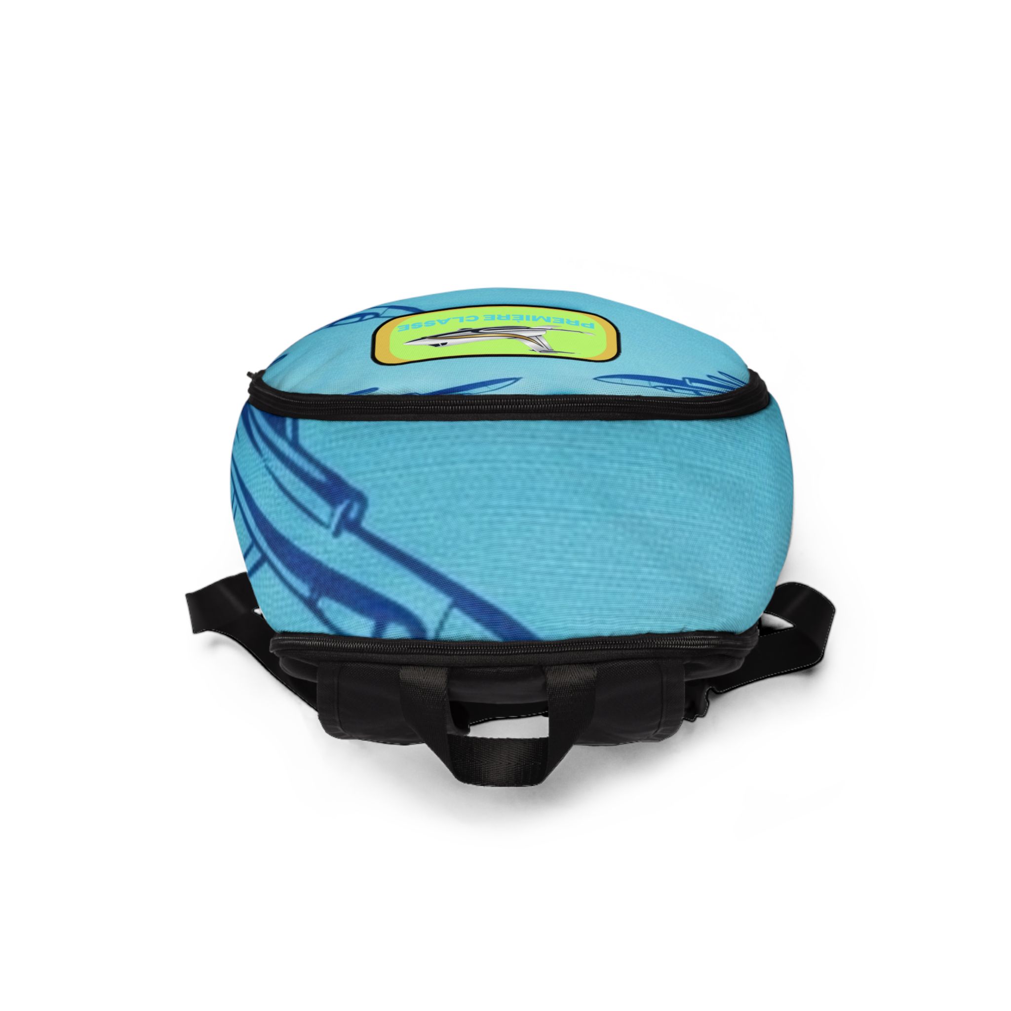 Première classe, Blue Jet Pattern Backpack - Image 4