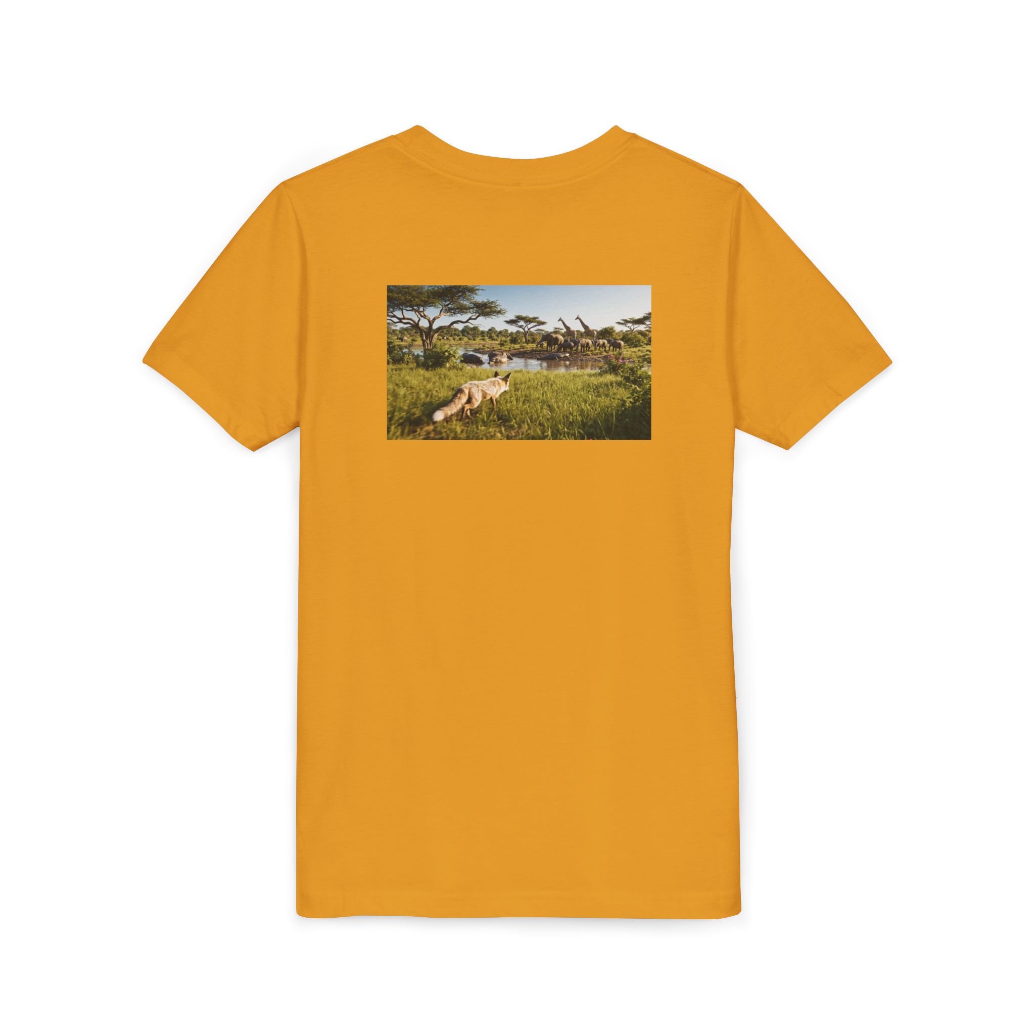 "Tracks", Youth Tee - Safari Photo Kids T-Shirt - Image 4