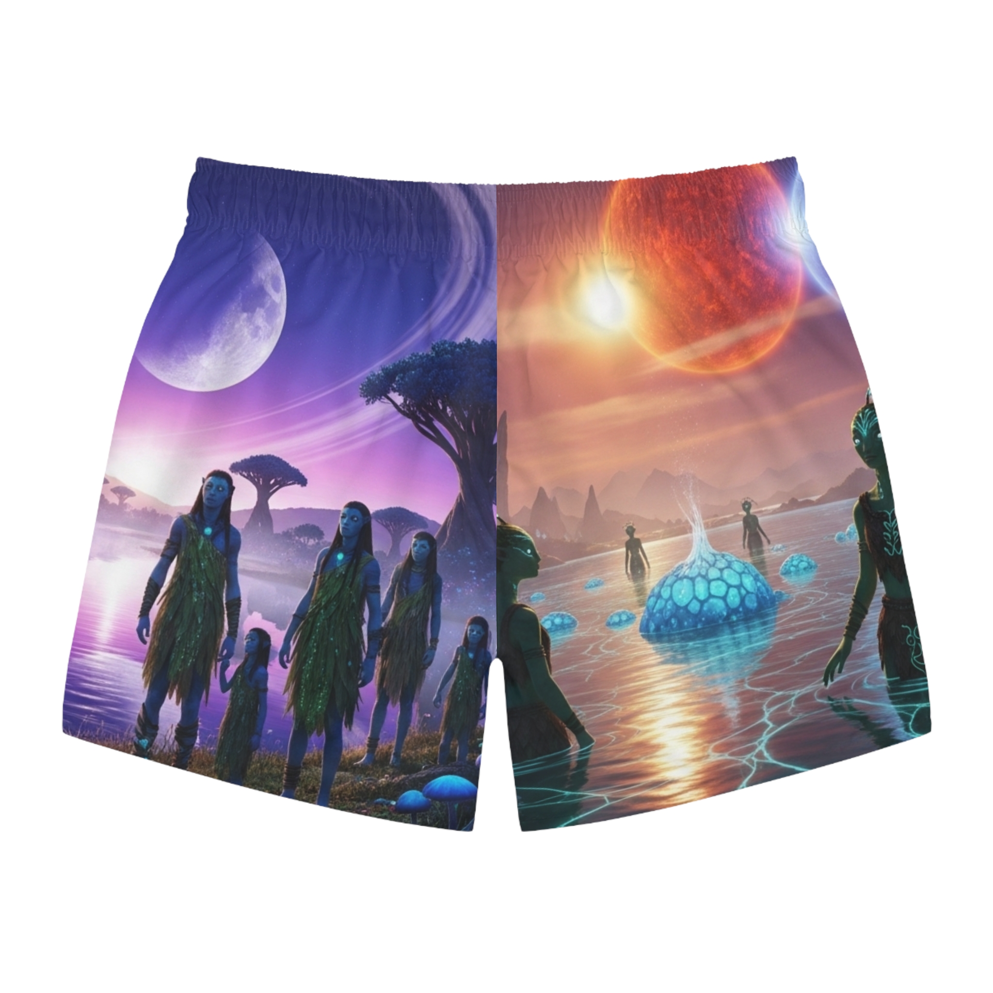 SoDayi, Neon Sci‑Fi Landscape All‑Over Print - Image 2
