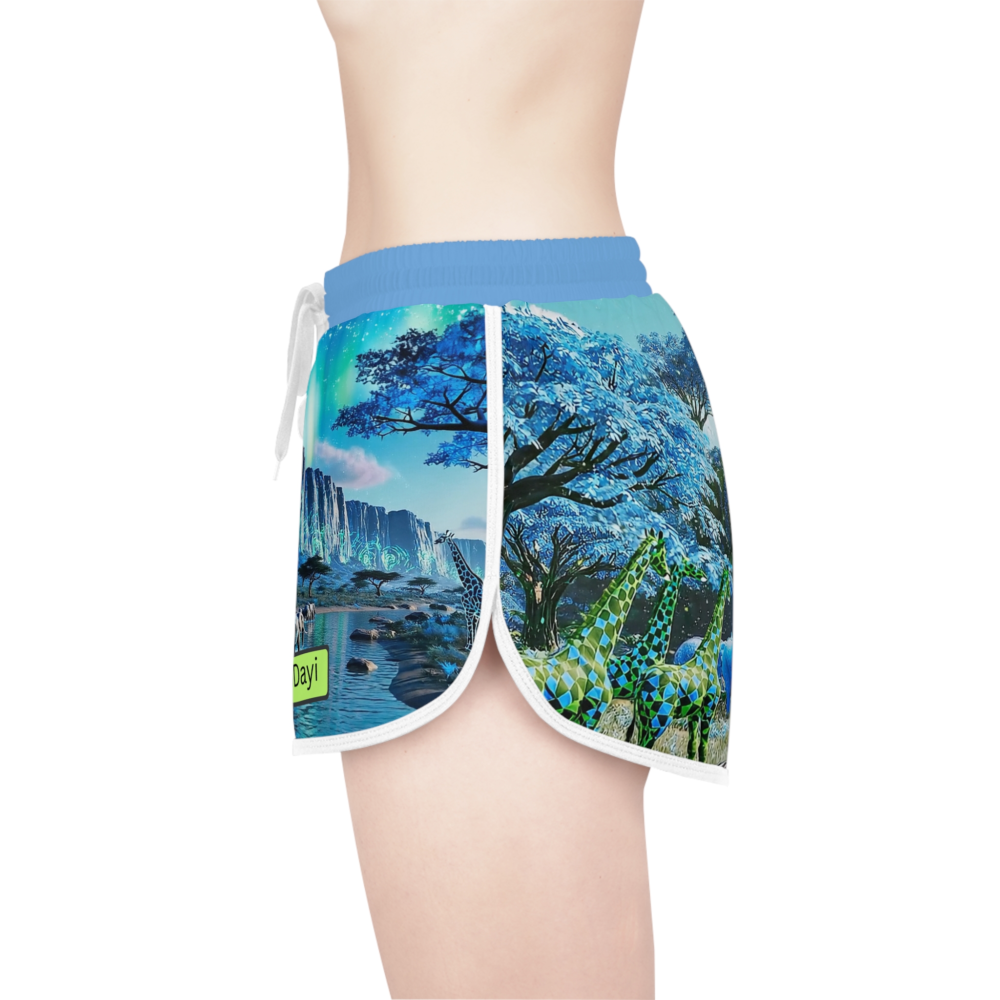 SoDayi, Women's Tropical Safari Relaxed Shorts - Image 6