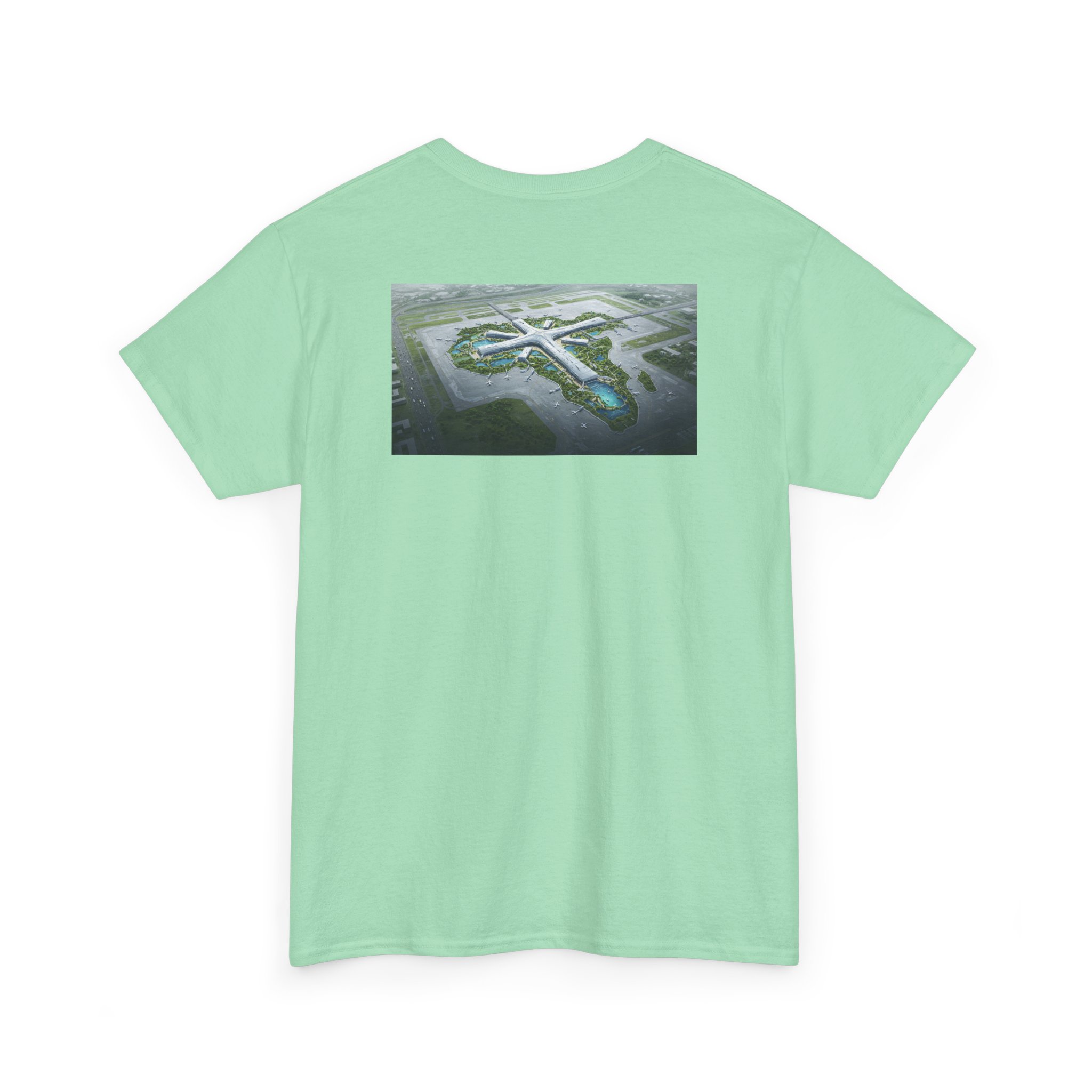 Premiere Classe Tee — Minimal Logo Front & Island Aerial Back Cotton T-Shirt - Image 24