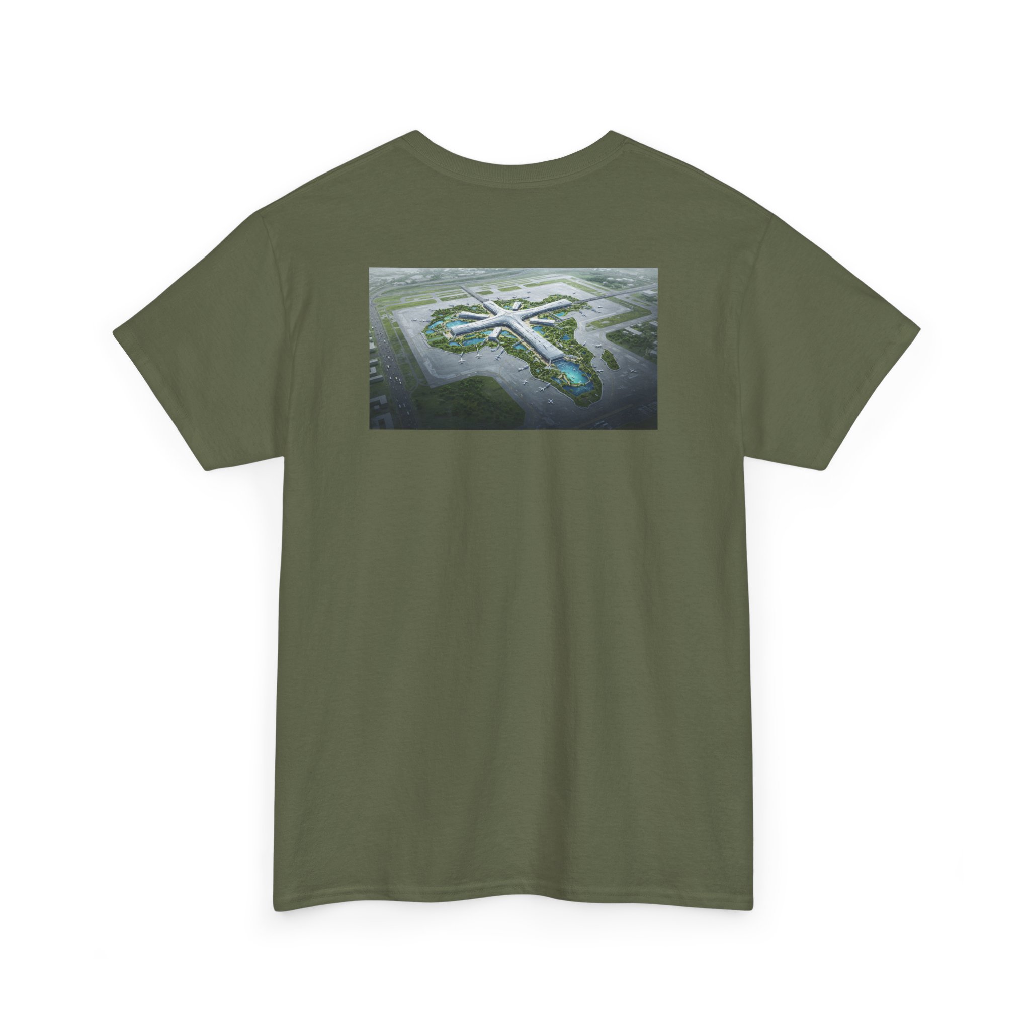 Premiere Classe Tee — Minimal Logo Front & Island Aerial Back Cotton T-Shirt - Image 12