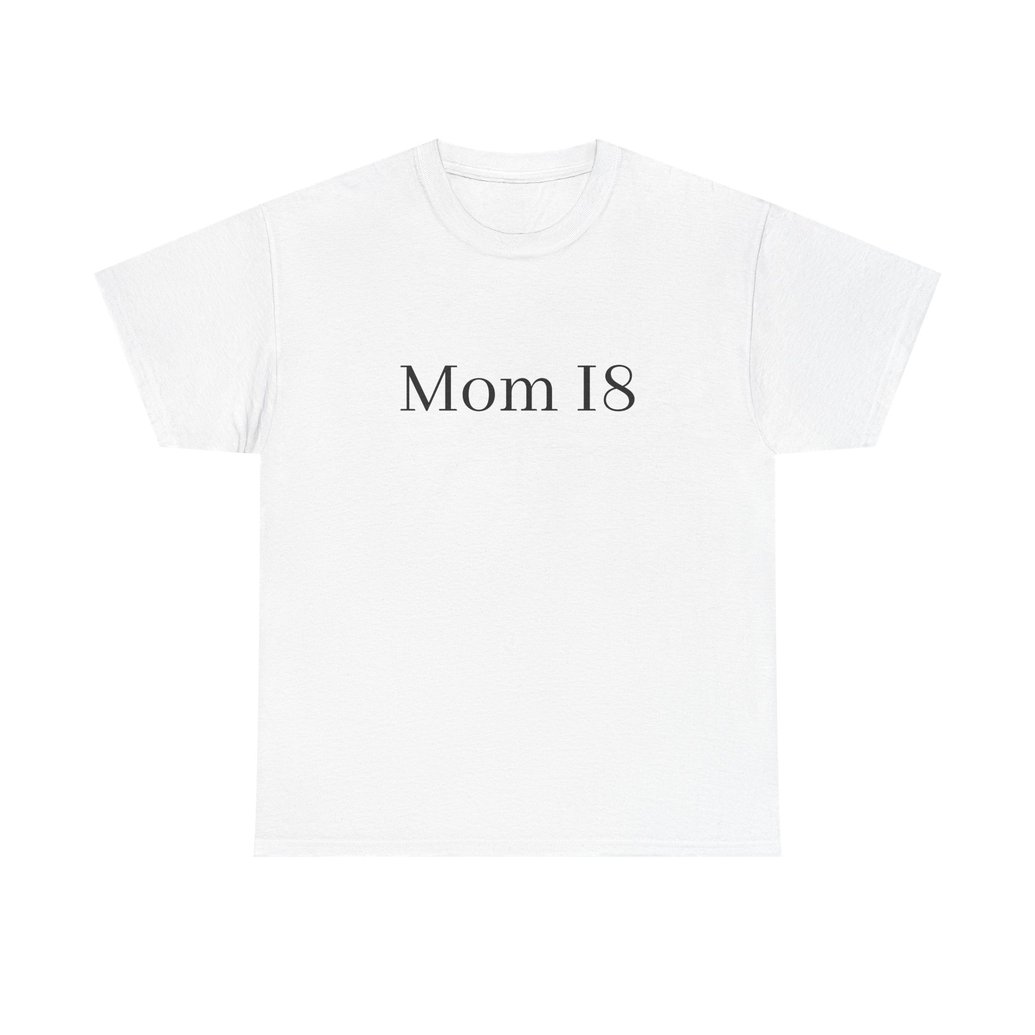 Mom I8 Minimalist Graphic Tee — Scenic Backprint Travel Shirt
