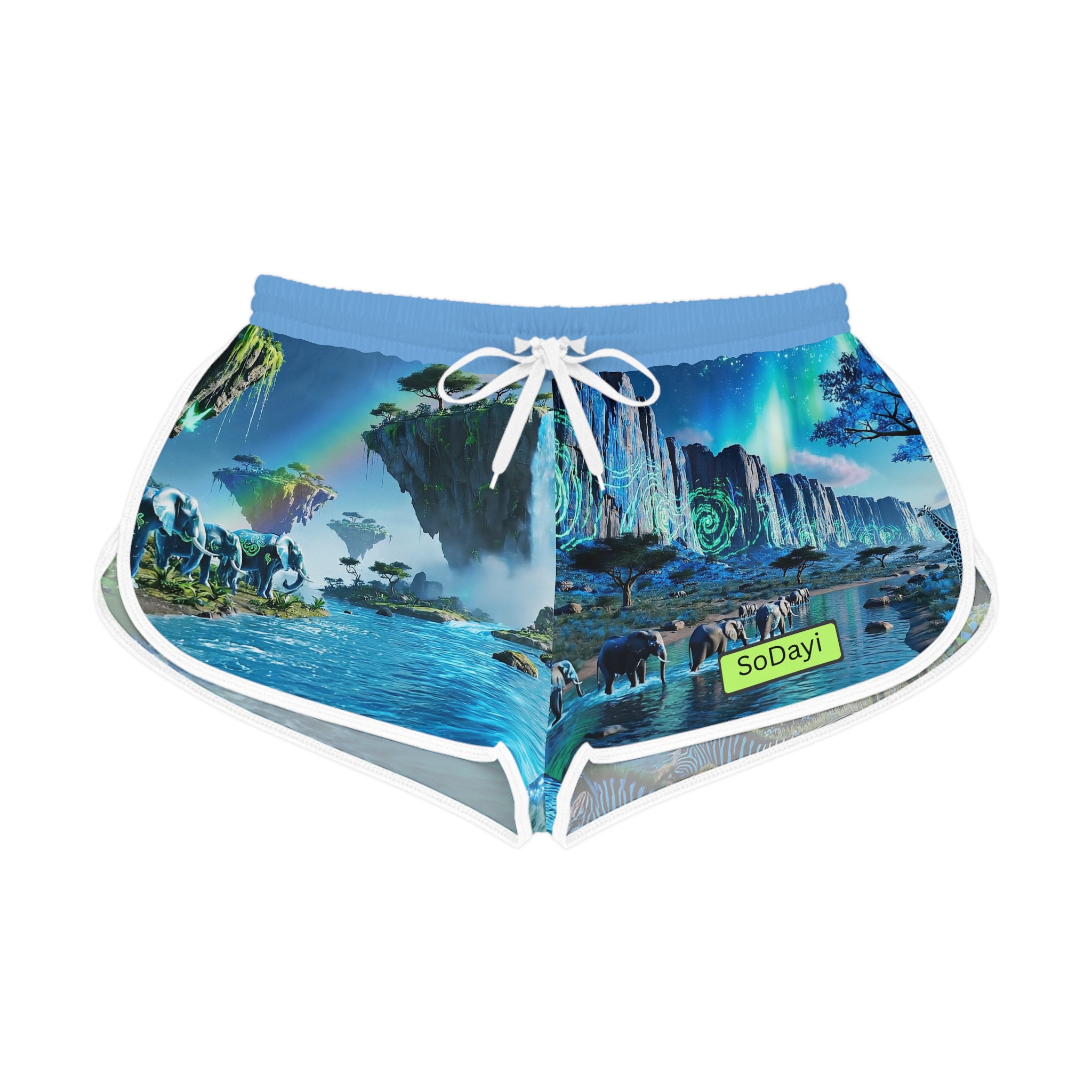 SoDayi, Women's Tropical Safari Relaxed Shorts