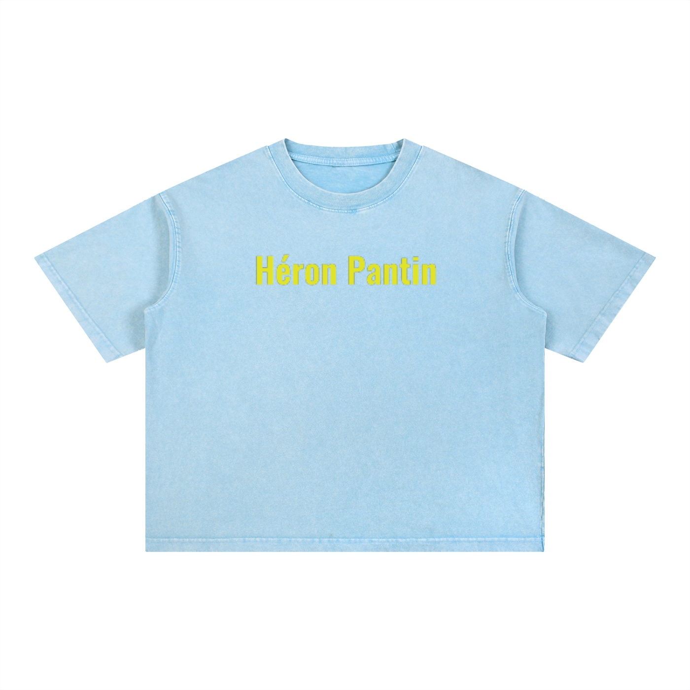 Mineral Wash Boxy Cotton T-Shirt - Image 3
