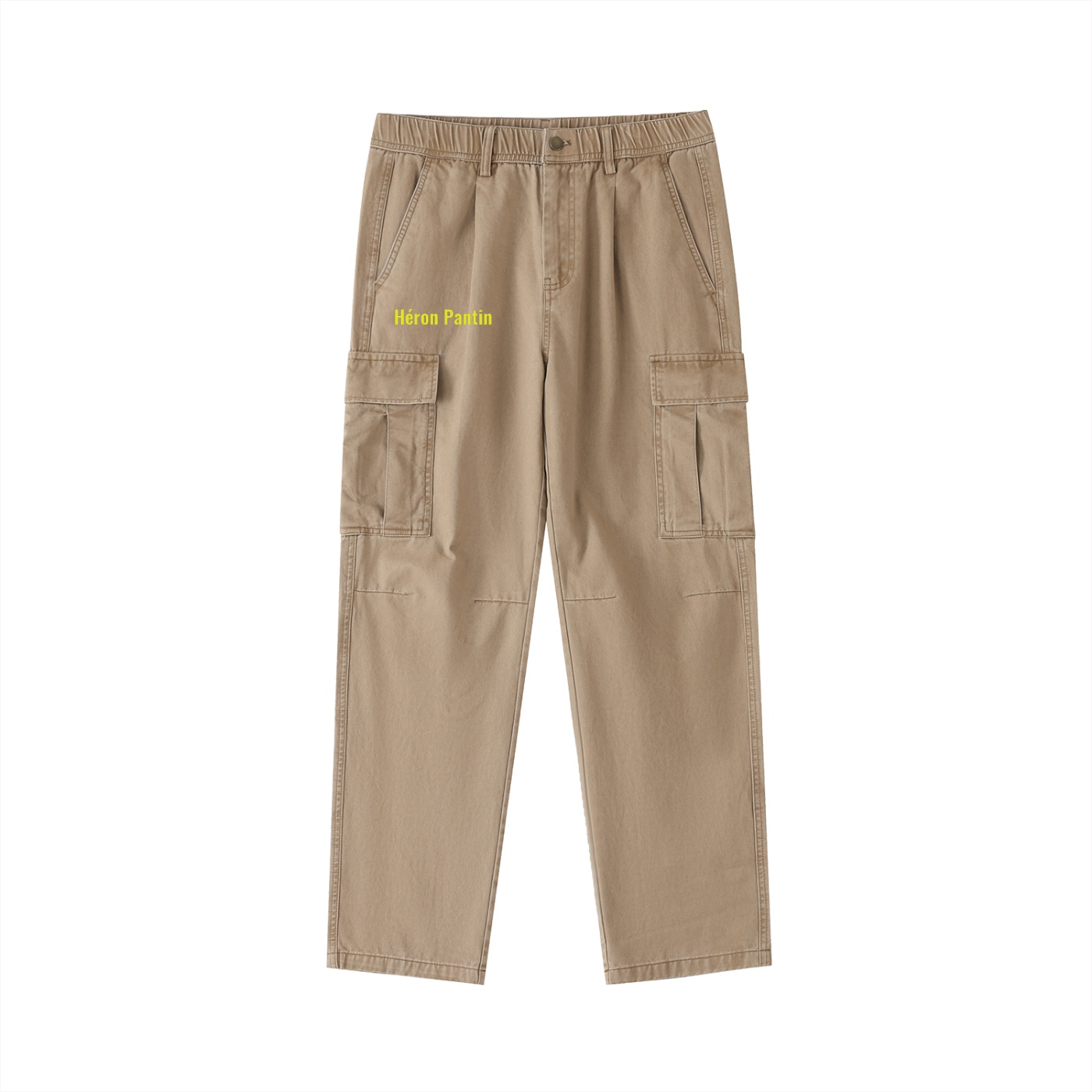 Héron Pantin, Cotton Elastic-Waist Cargo Pants