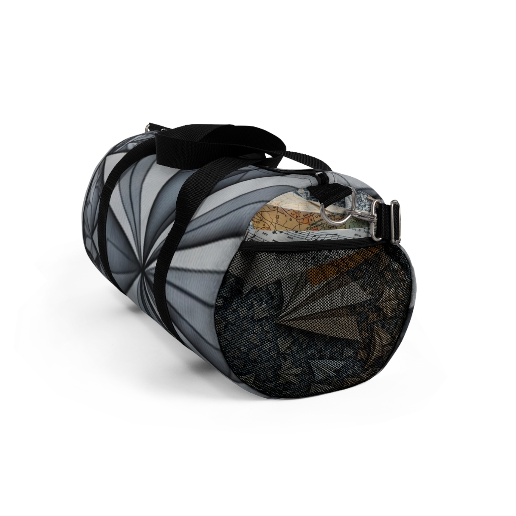 Première Classe, Geometric Monochrome Duffel Bag - Image 4