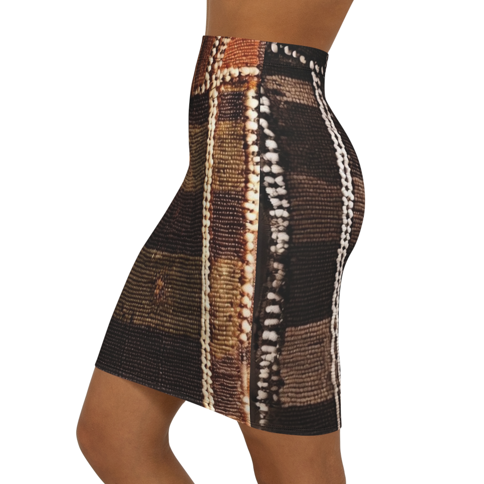 SoDayi, Vintage Plaid Pencil Skirt - Image 3