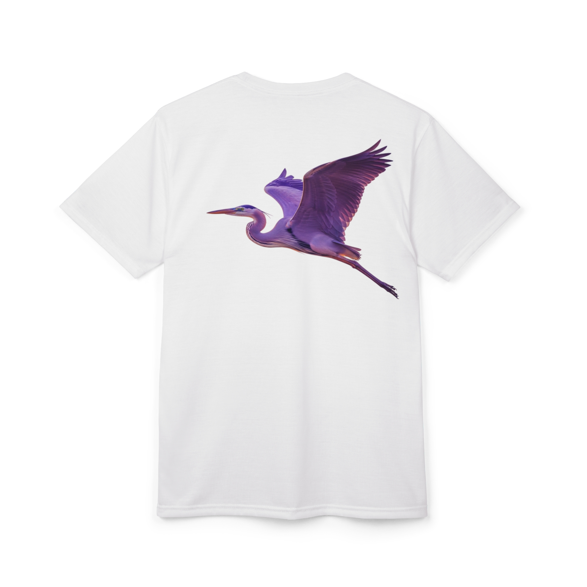 Héron Pantin, Minimalist Chest Text Tee - Image 4