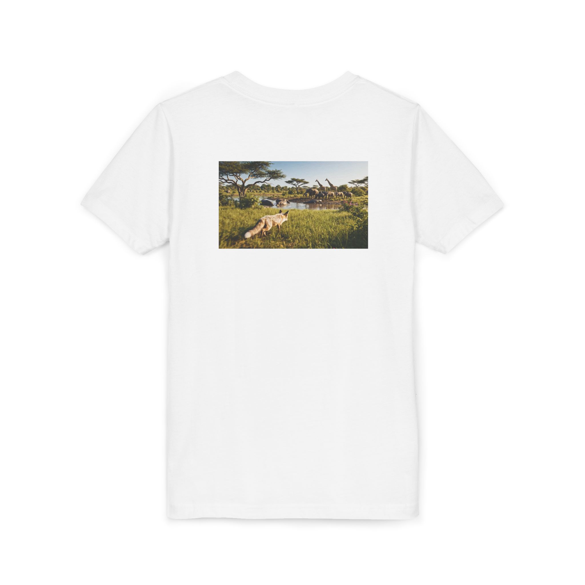 "Tracks", Youth Tee - Safari Photo Kids T-Shirt - Image 2