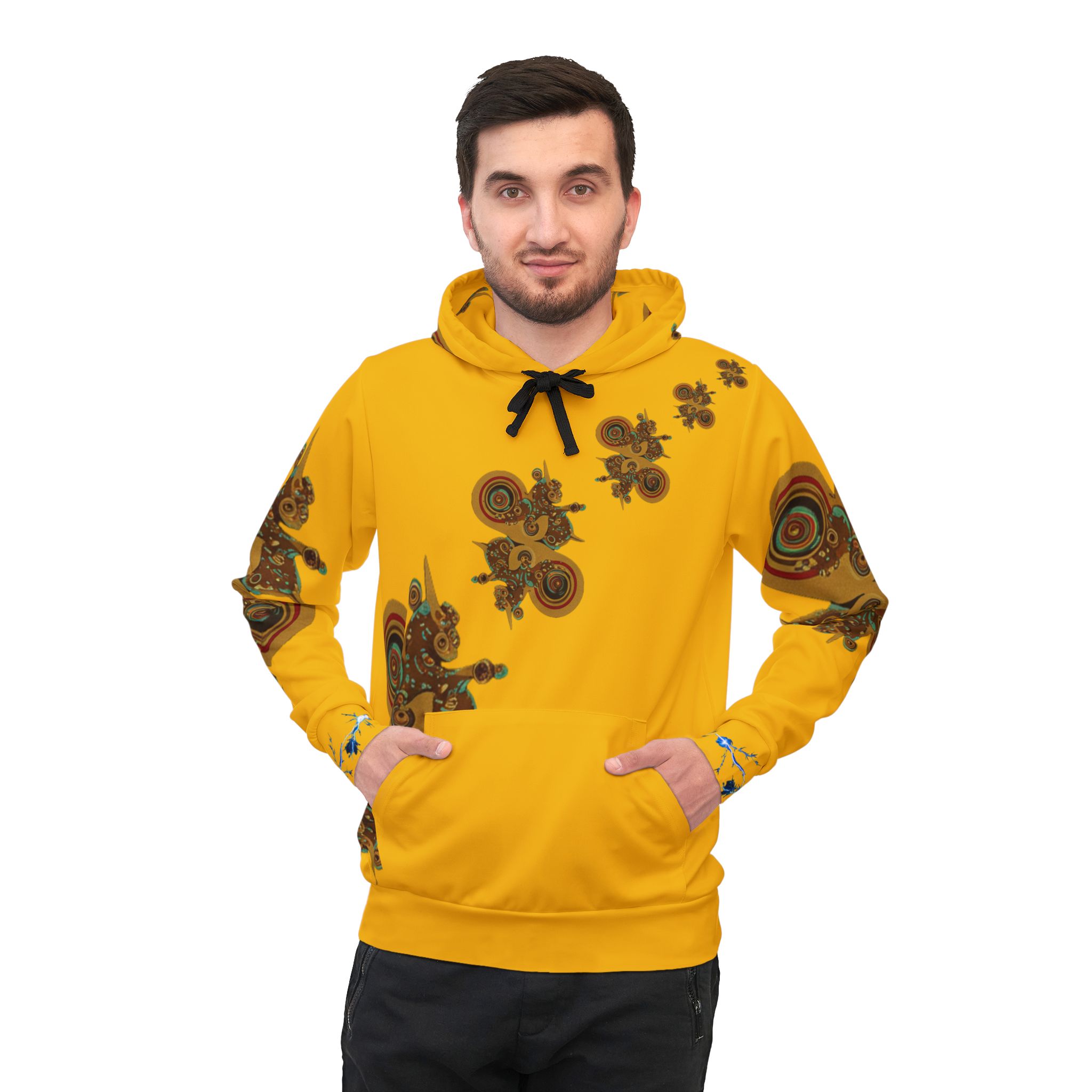 SoDayi, Golden Ahoden Athletic Hoodie - Image 3