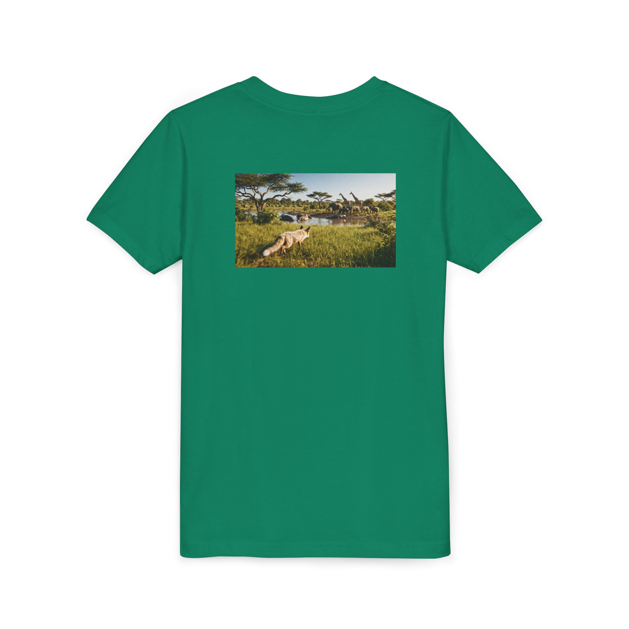 "Tracks", Youth Tee - Safari Photo Kids T-Shirt - Image 6