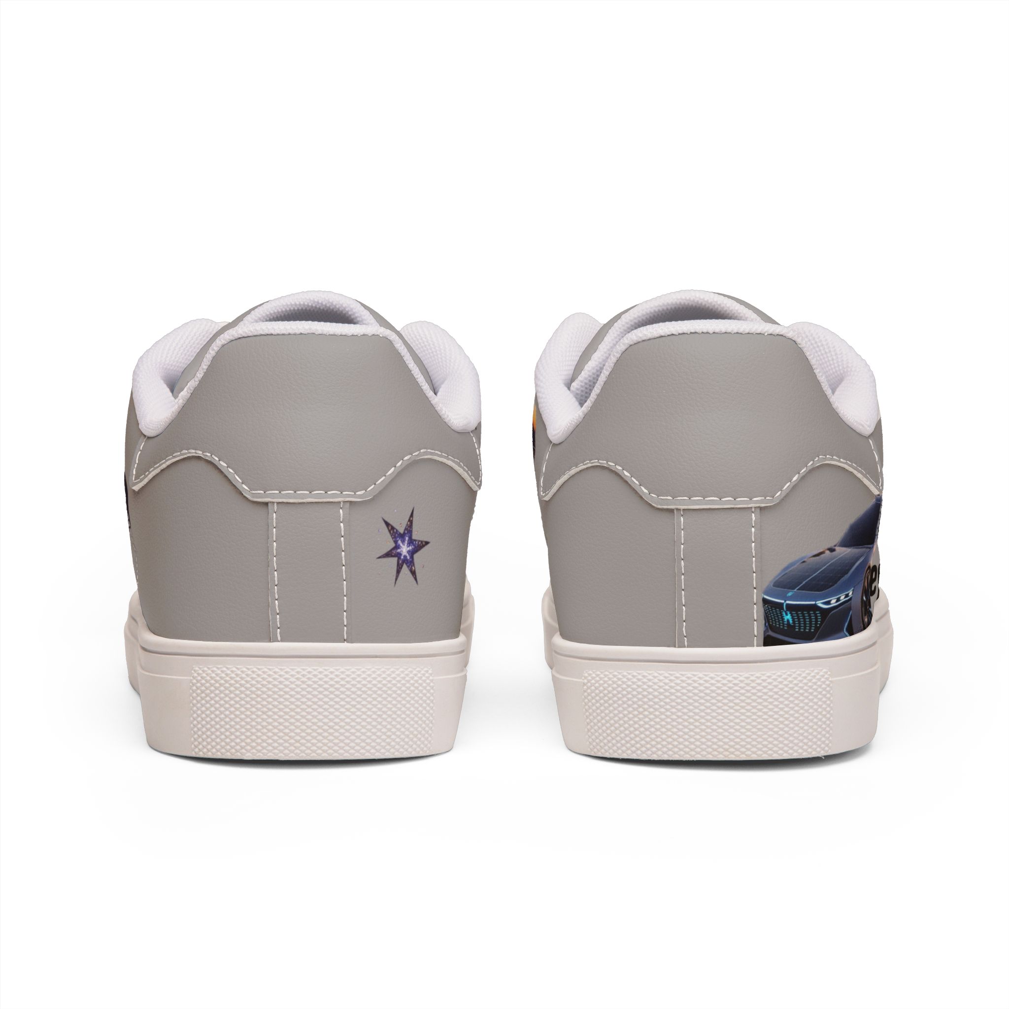 Bailey, Low-Top Sneakers — Jet Fighter Graphic Leather Trainers - Image 6