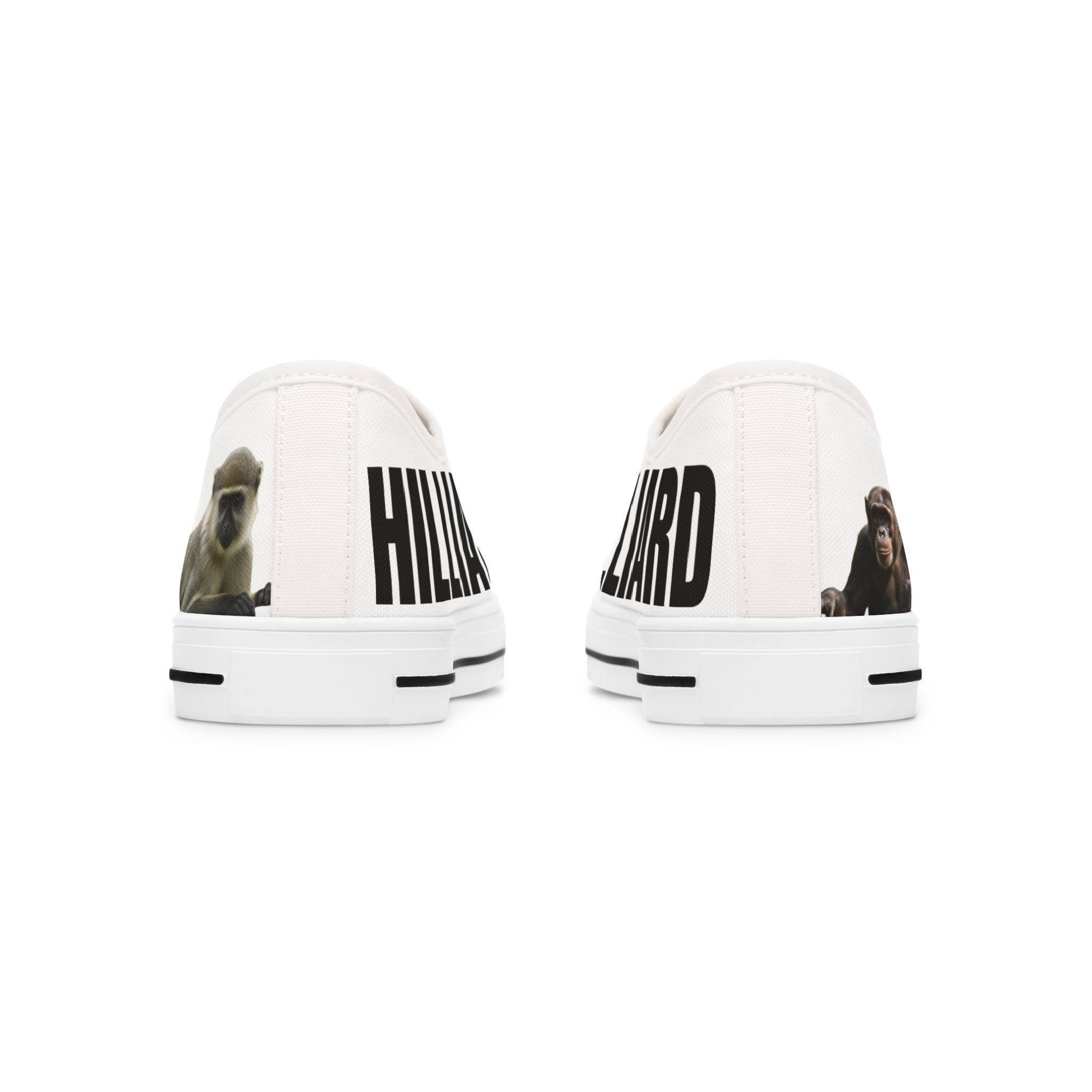Hilliard, Graphic Women's Low Top Sneakers - Image 7