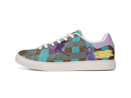 Héron Pantin, Teal & Brown Women's Shoes