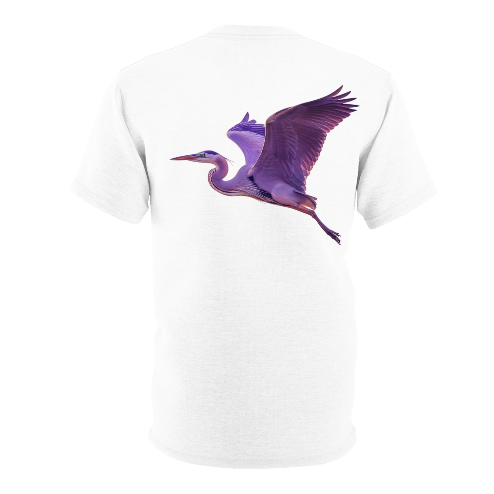 Héron Pantin, Minimalist Chest Text Tee - Image 3