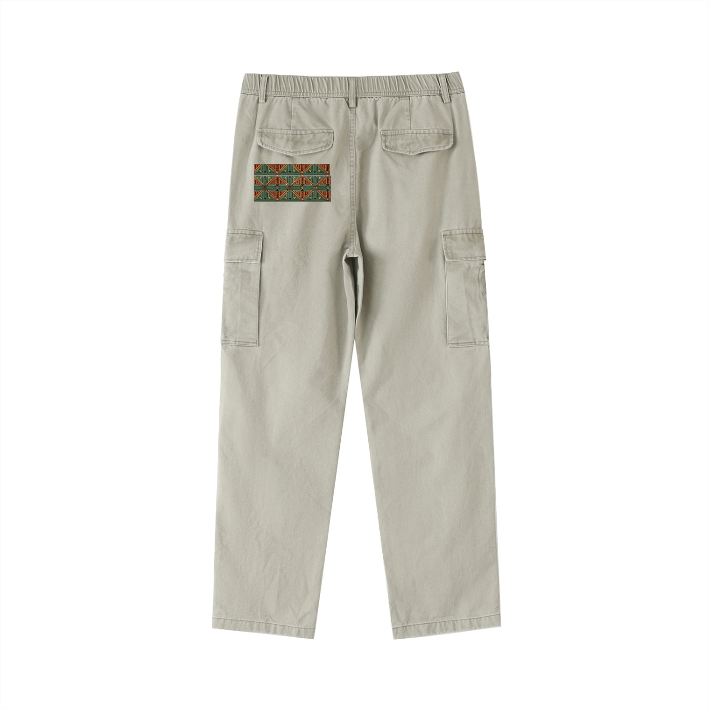 Héron Pantin, Cotton Elastic-Waist Cargo Pants - Image 2