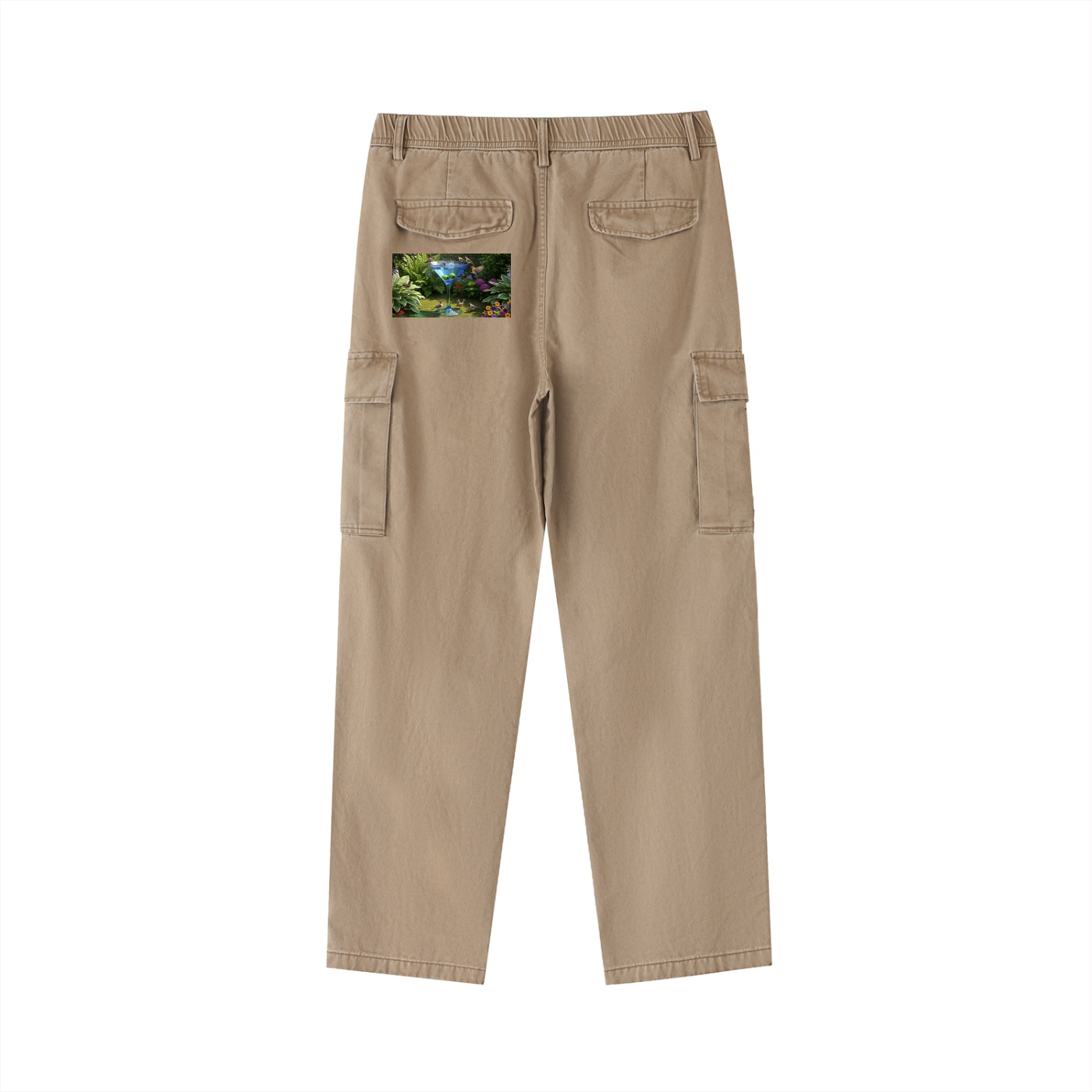 Héron Pantin, Cotton Elastic-Waist Cargo Pants - Image 2