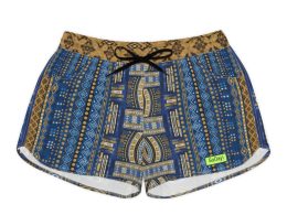 SoDayi, Blue Gold Women's Casual Shorts