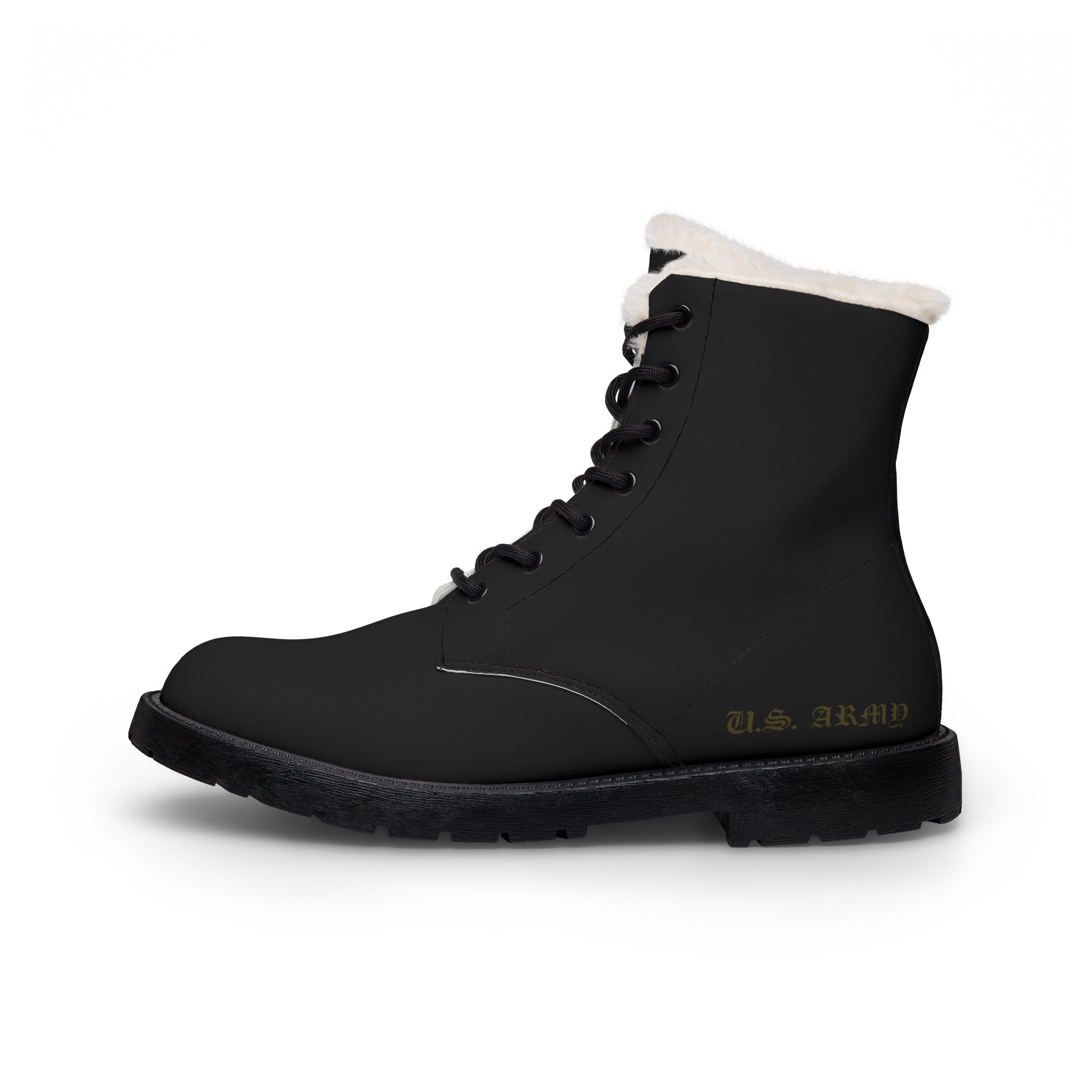 U.S. Army Men's Black Leather Insulated Winter Tactical Boots (U.S. Army Accent) - Image 2