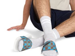 Héron Pantin, Men's Checkered Slide Sandals