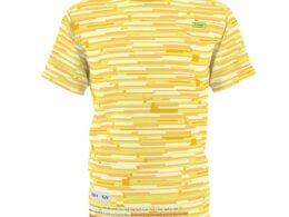 SoDayi, Yellow Pixel Stripe Tee