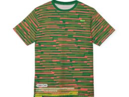 SoDayi, Green and Red Stripe Tee