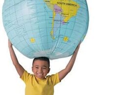 Fun Express Giant Inflatable Globe Beach Ball 33 Inch