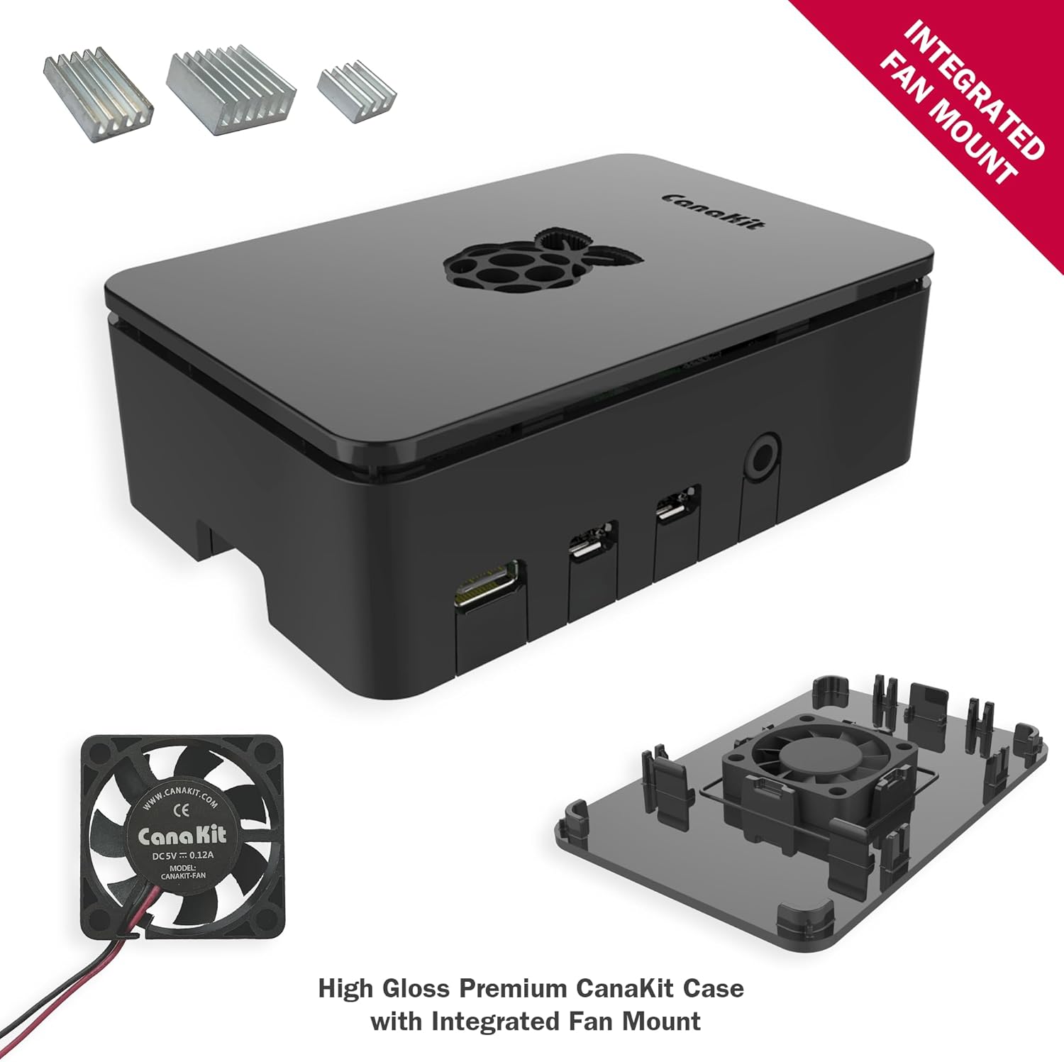 CanaKit Raspberry Pi 4 4GB Starter PRO Kit - 4GB RAM - Image 8