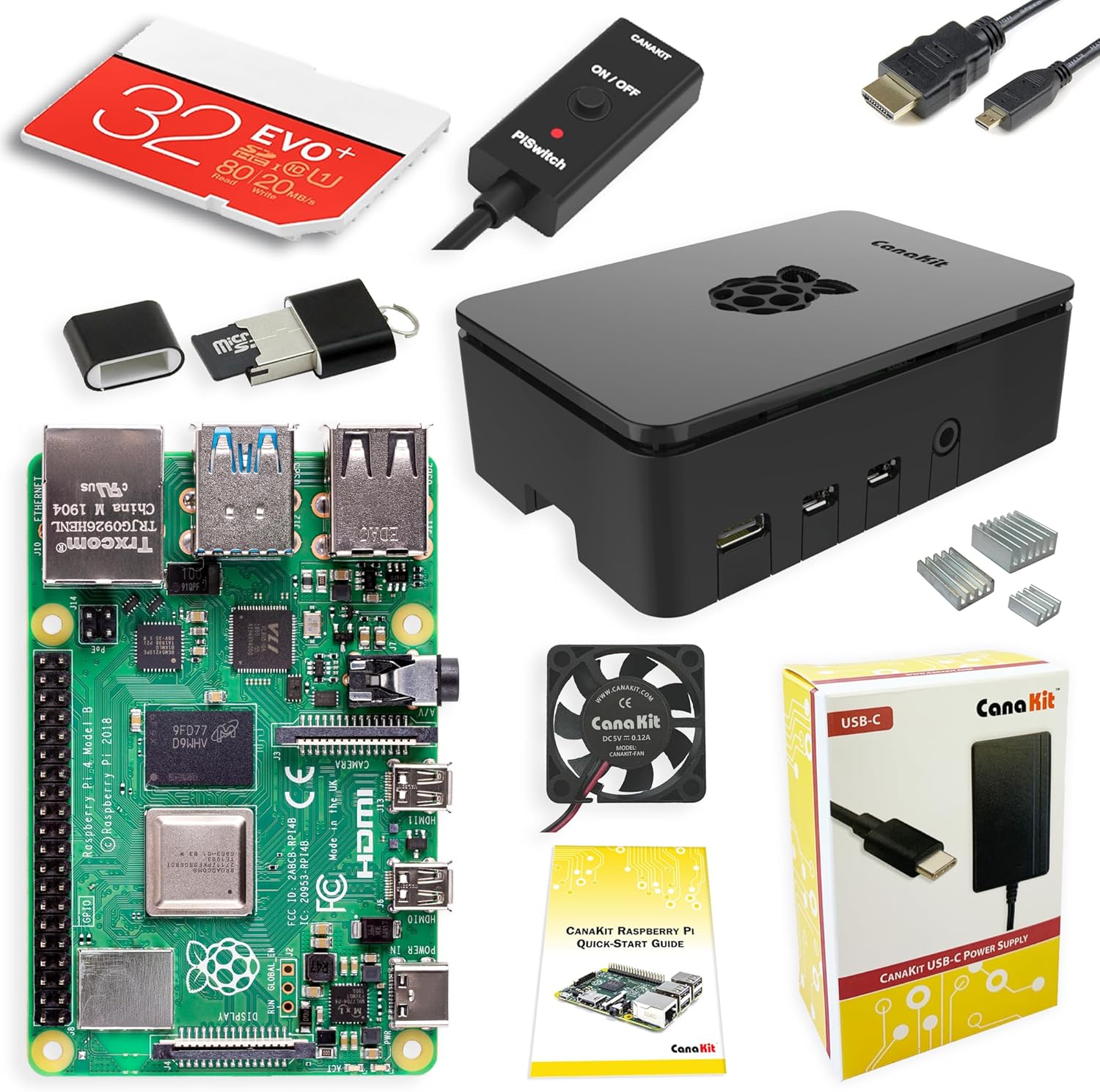 CanaKit Raspberry Pi 4 4GB Starter PRO Kit - 4GB RAM - Image 2