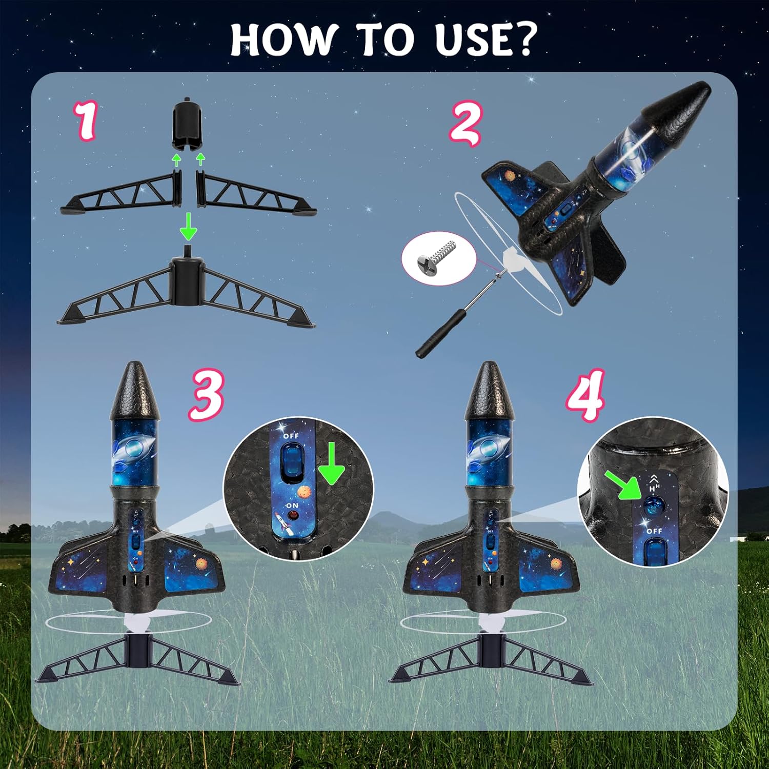 Rocket Launcher for Kids -200 Feet of Flight Altitude - Image 2
