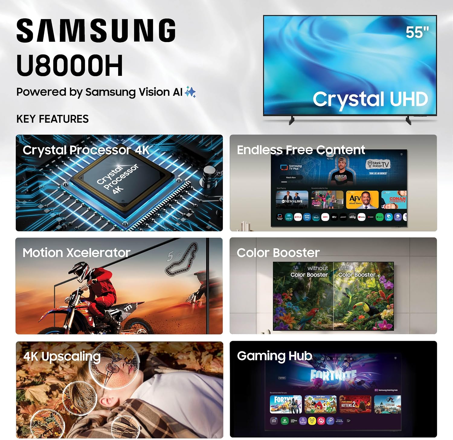 Samsung 55-Inch 4K TV - Image 4