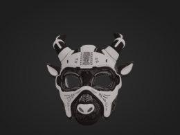 Futuristic Anthropomorphic Mask